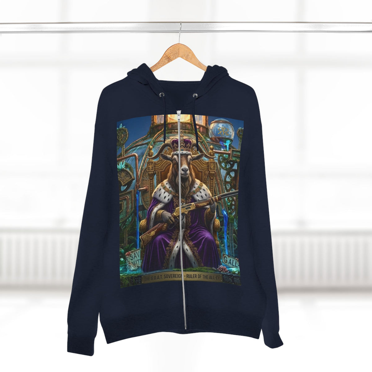 Unisex "GOAT Graphics" Zip Hoodie
