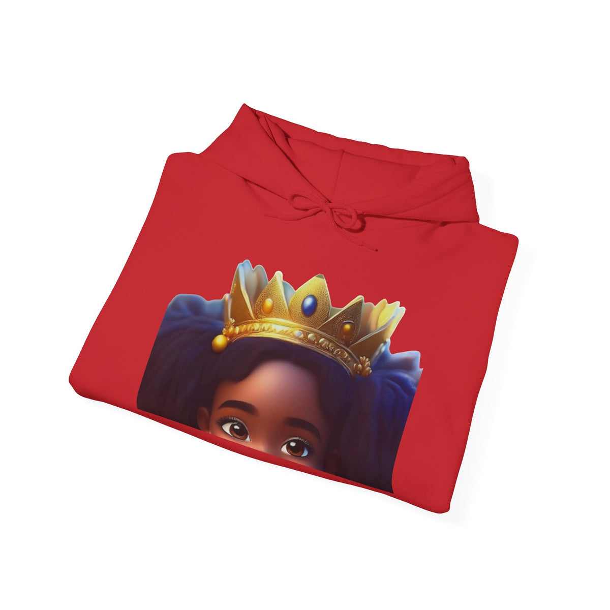 Crowned Girl Hoodie - Black Girl Magic Royalty Sweatshirt