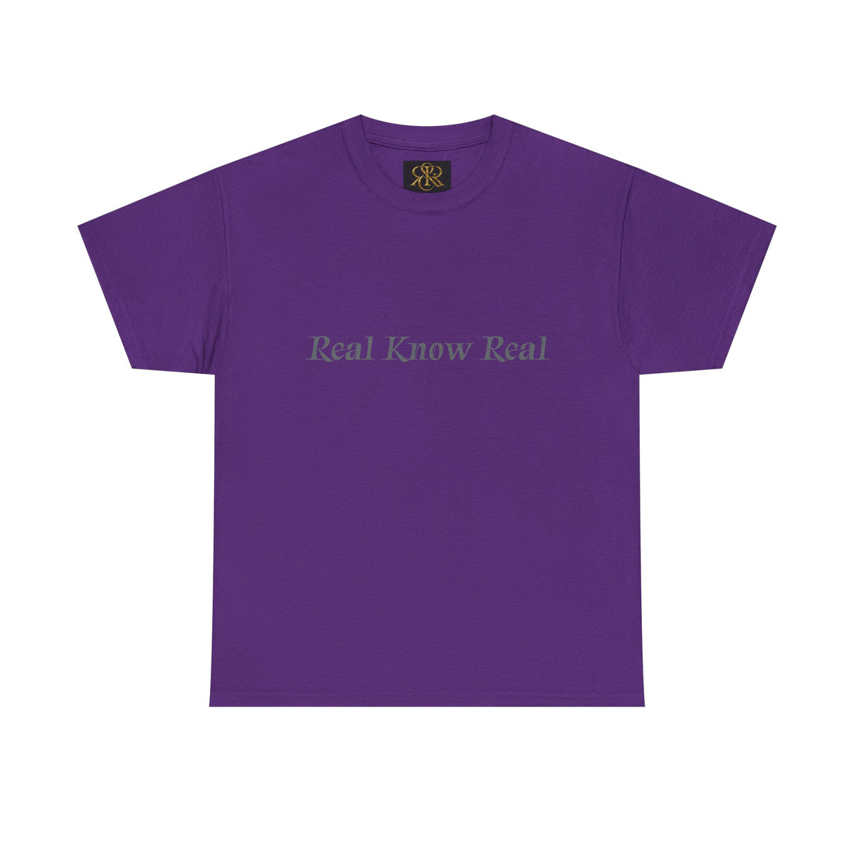 Unisex Heavy"RealKnowReal" Cotton Tee