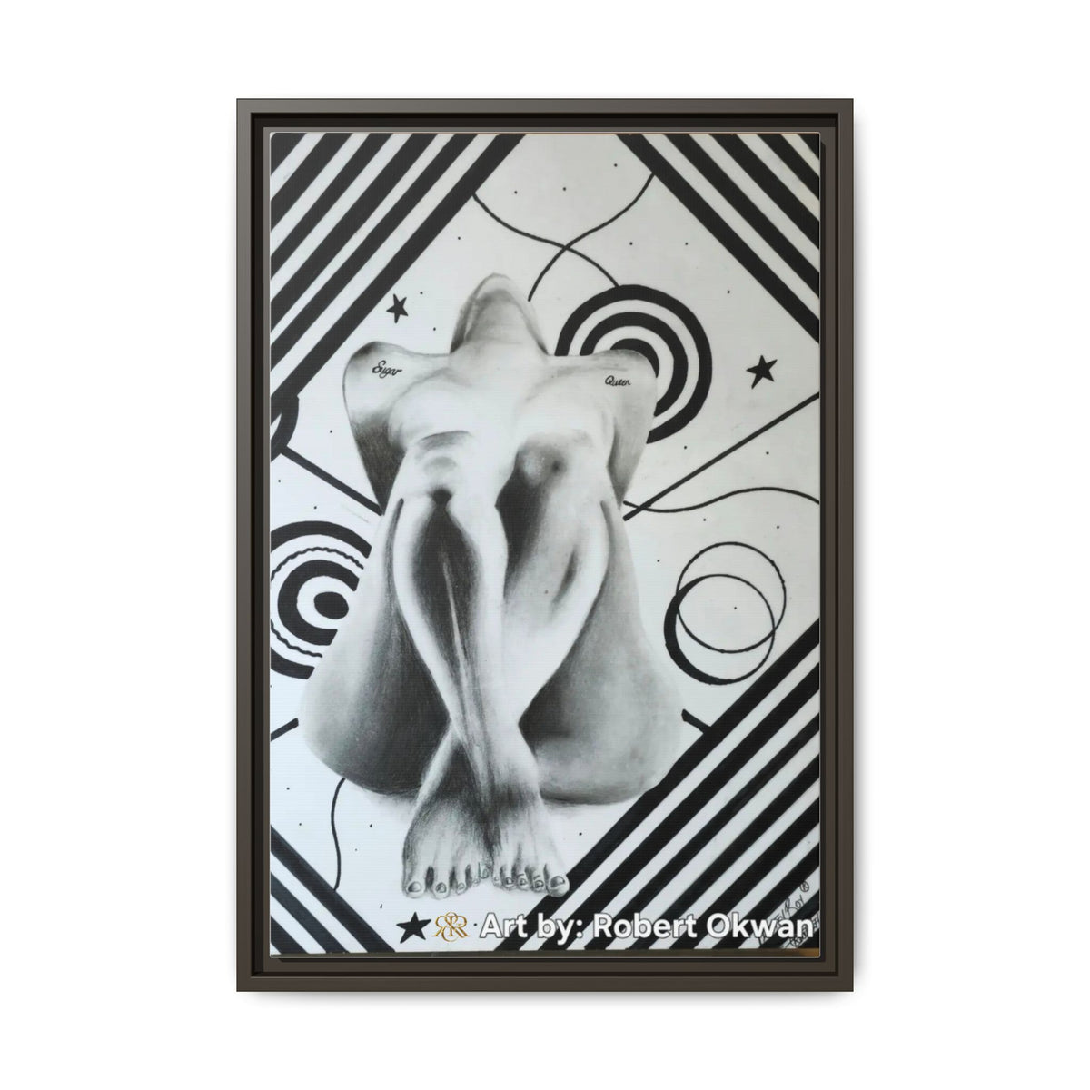 Matte Canvas, Framed (Multi-color)