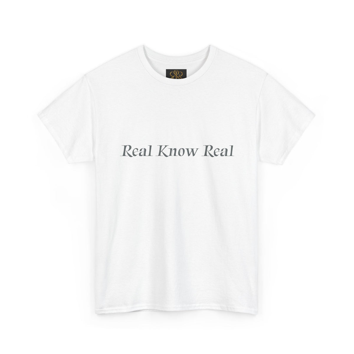 Unisex Heavy"RealKnowReal" Cotton Tee
