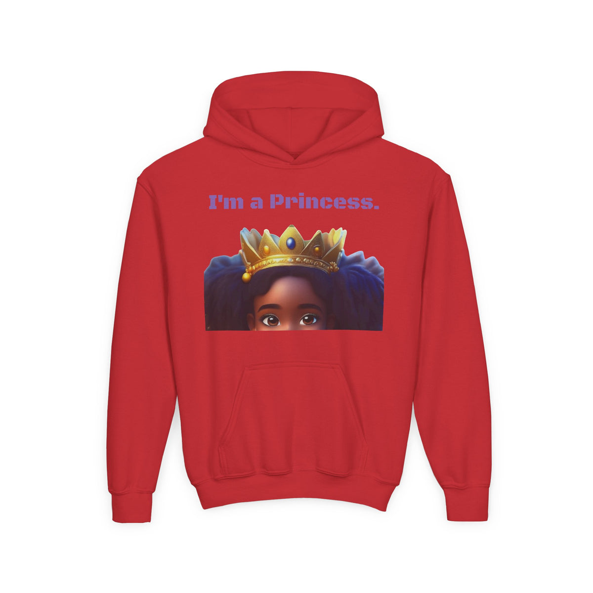 Youth Heavy Blend "Princess" Hooded Sweatshirt