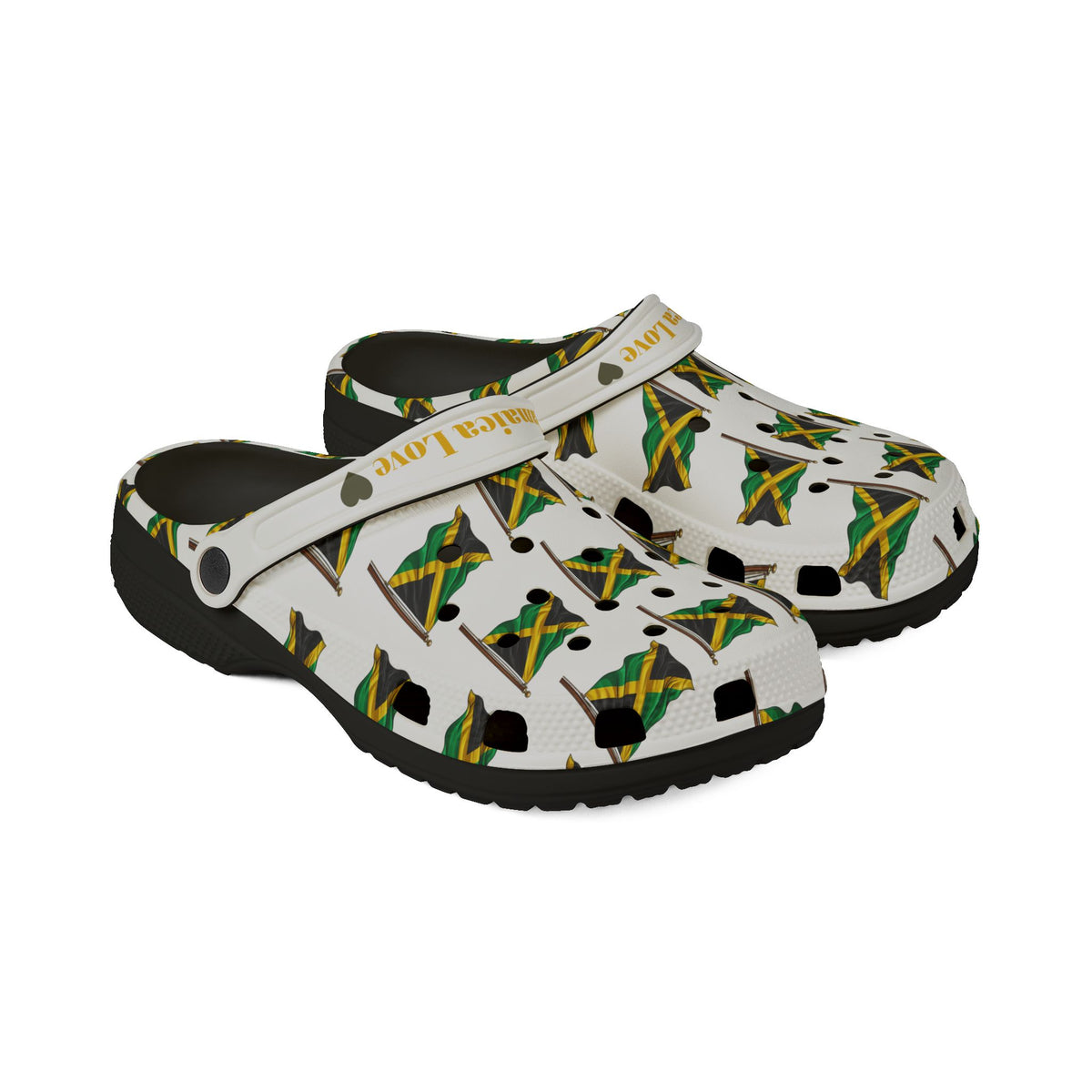 Adults"EVA Foam Rubber Shoes (AOP)