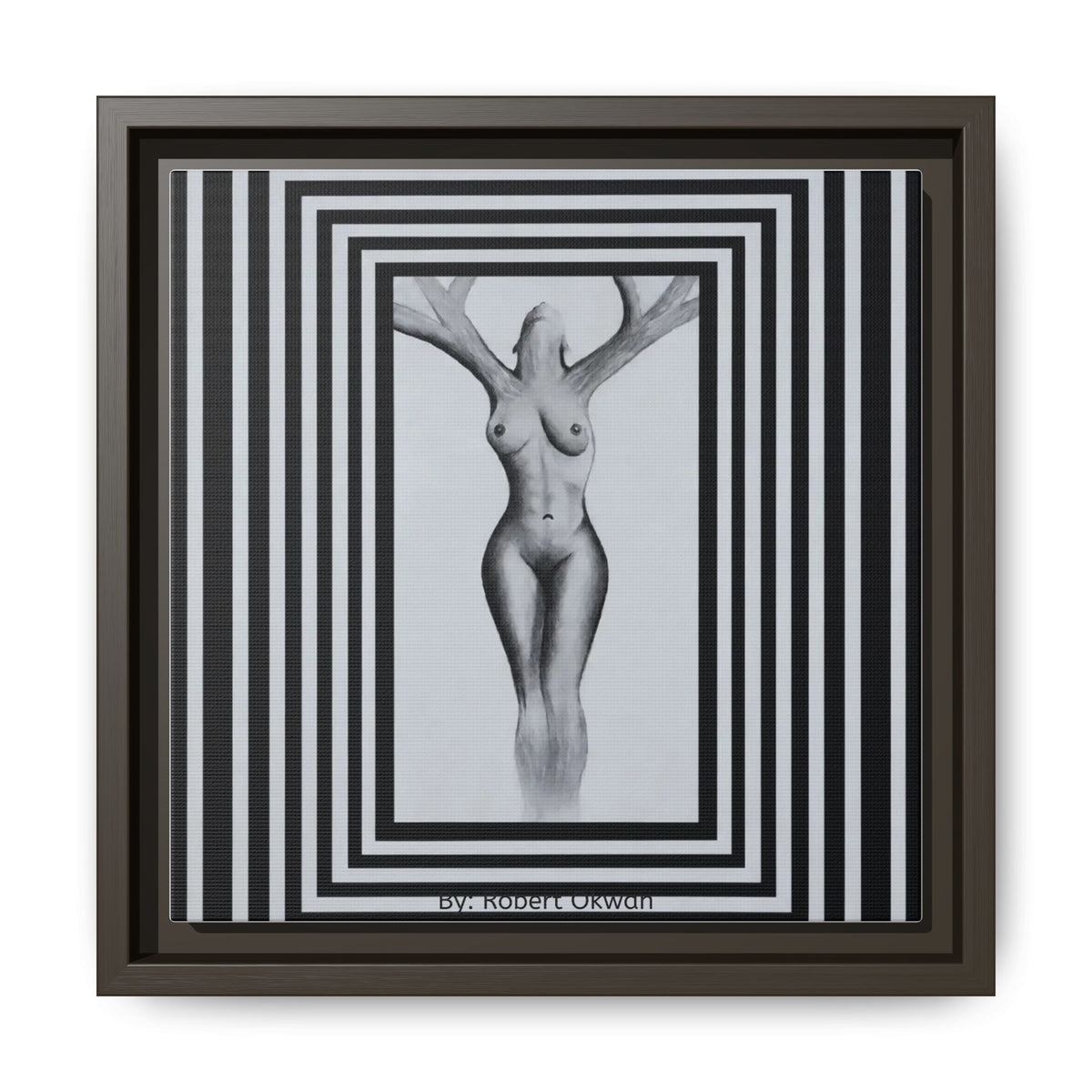 Matte Canvas, Framed (Multi-color)