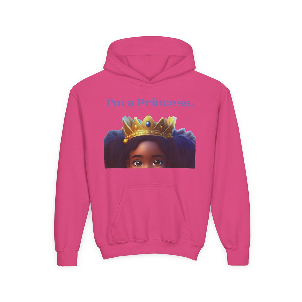 Youth Heavy Blend "Princess" Hooded Sweatshirt
