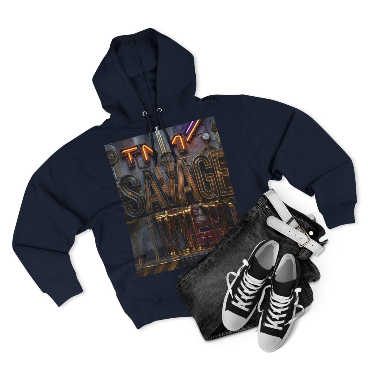 Unisex "Savage graphic" Zip Hoodie