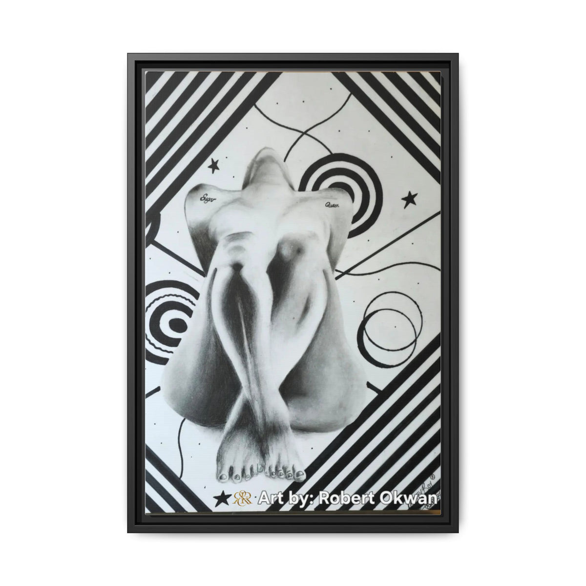 Matte Canvas, Framed (Multi-color)