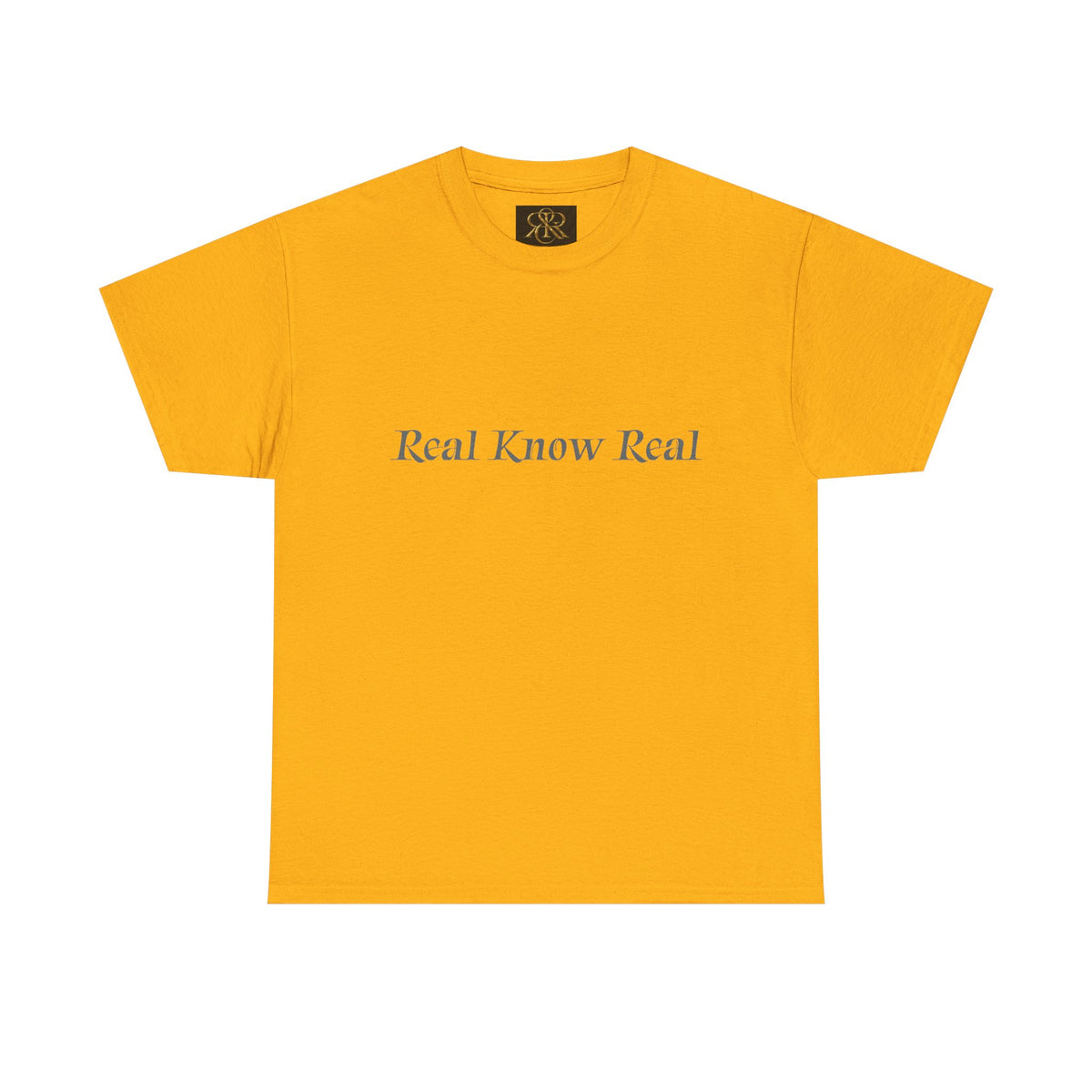 Unisex Heavy"RealKnowReal" Cotton Tee