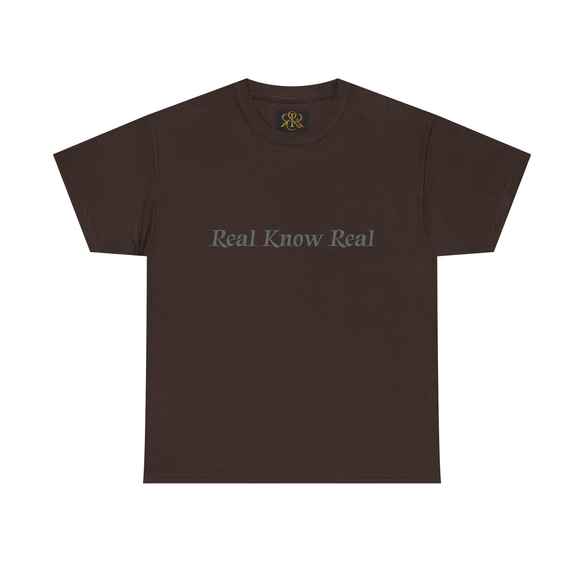 Unisex Heavy"RealKnowReal" Cotton Tee