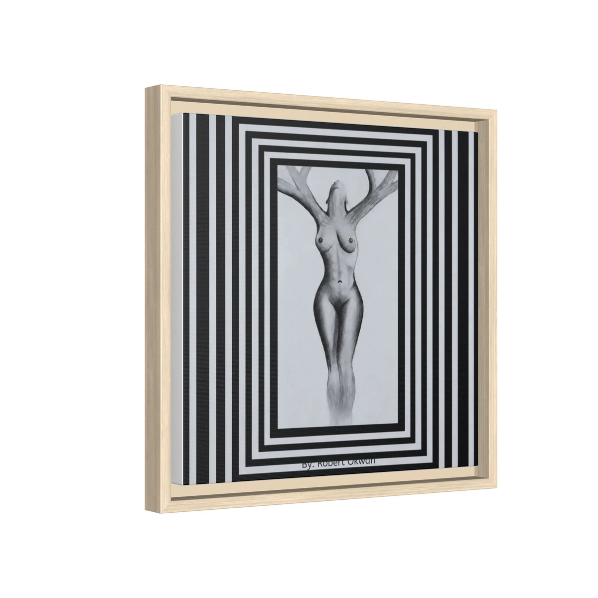Matte Canvas, Framed (Multi-color)