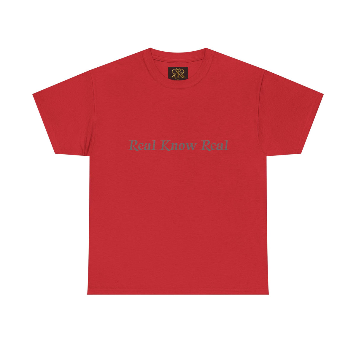 Unisex Heavy"RealKnowReal" Cotton Tee