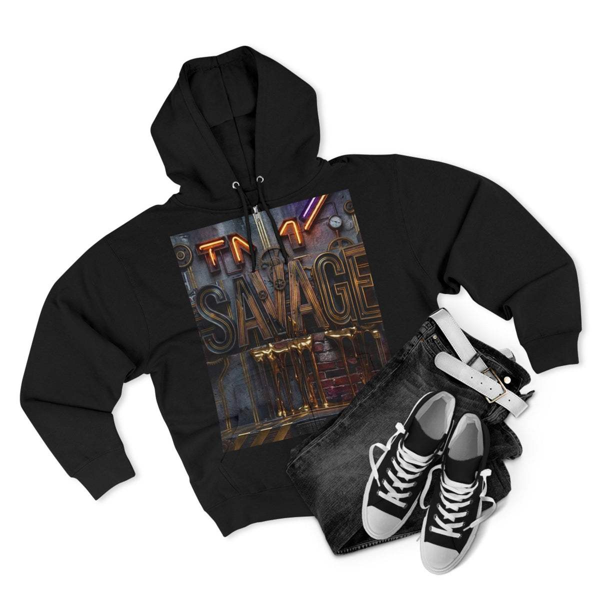 Unisex "Savage graphic" Zip Hoodie