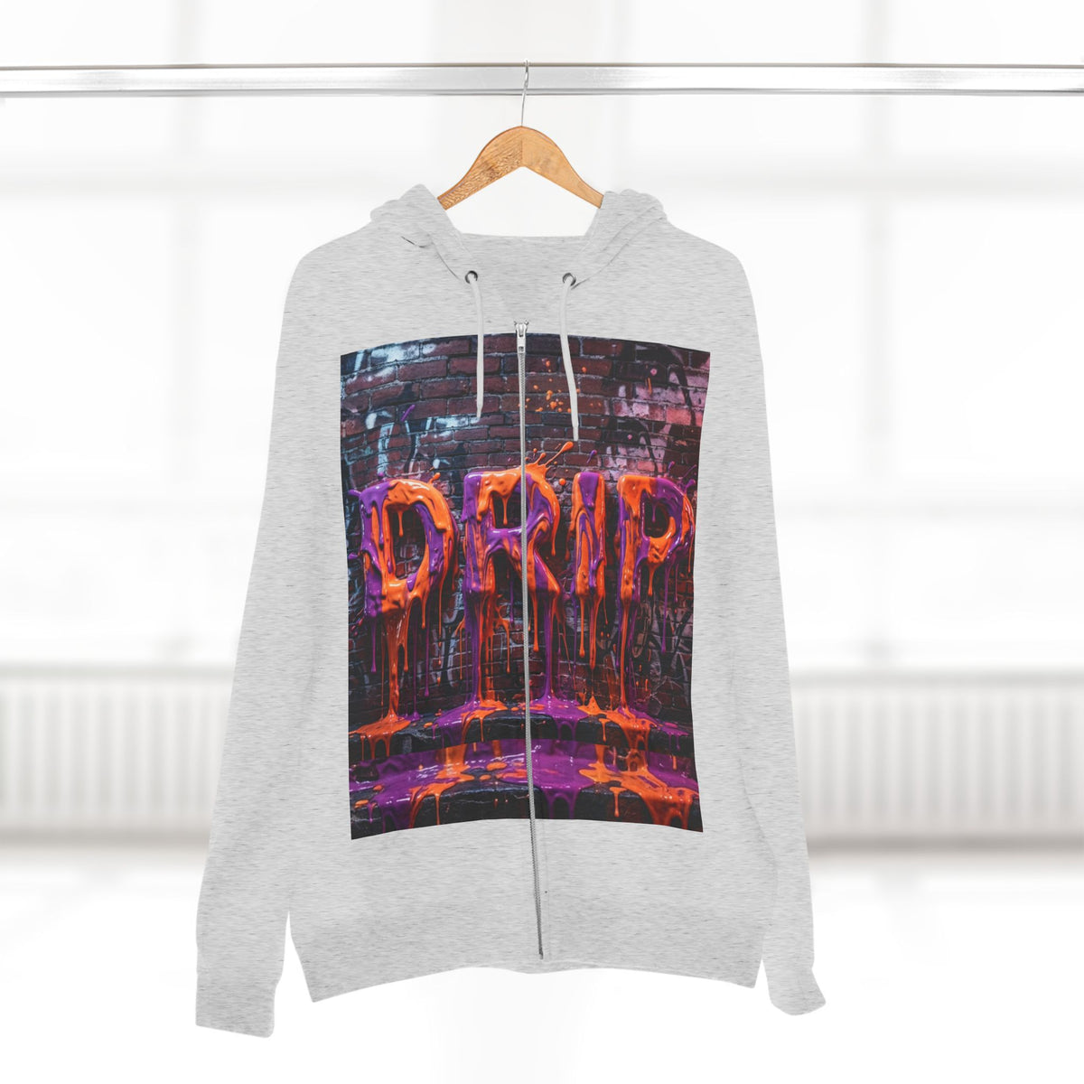 Unisex "DRIP" Graphic Zip Hoodie