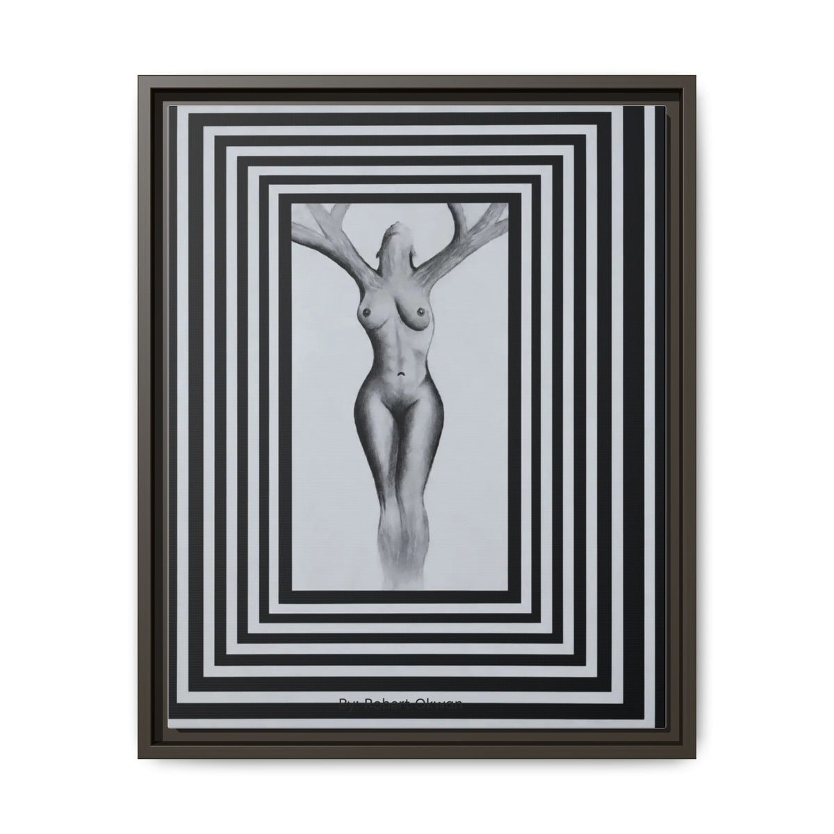 Matte Canvas, Framed (Multi-color)
