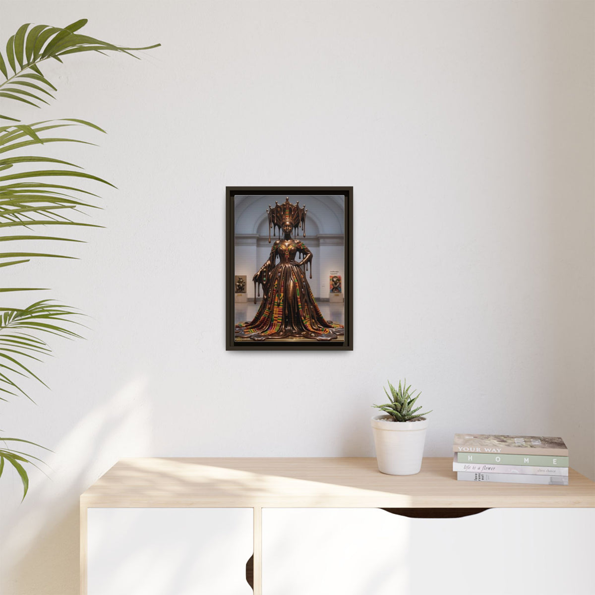 Matte Canvas, Framed (Multi-color)