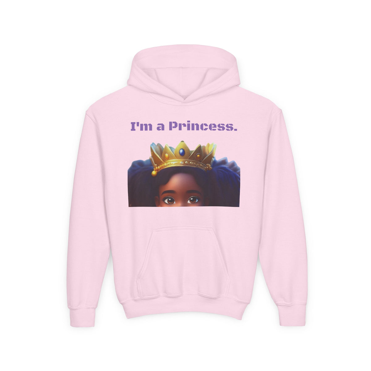 Youth Heavy Blend "Princess" Hooded Sweatshirt