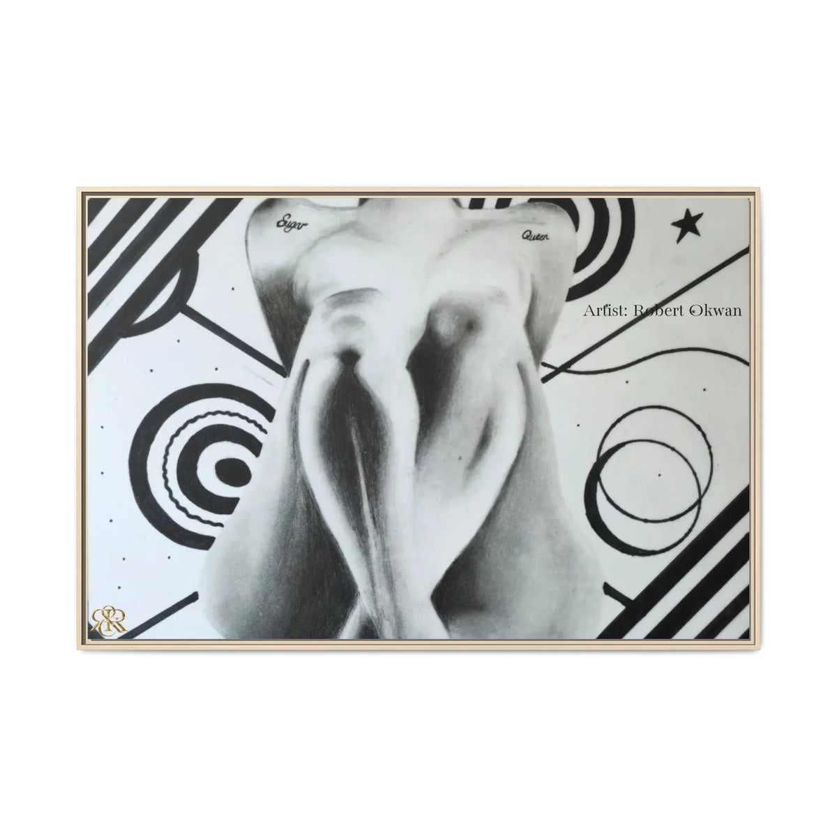 Matte Canvas, Framed (Multi-color)