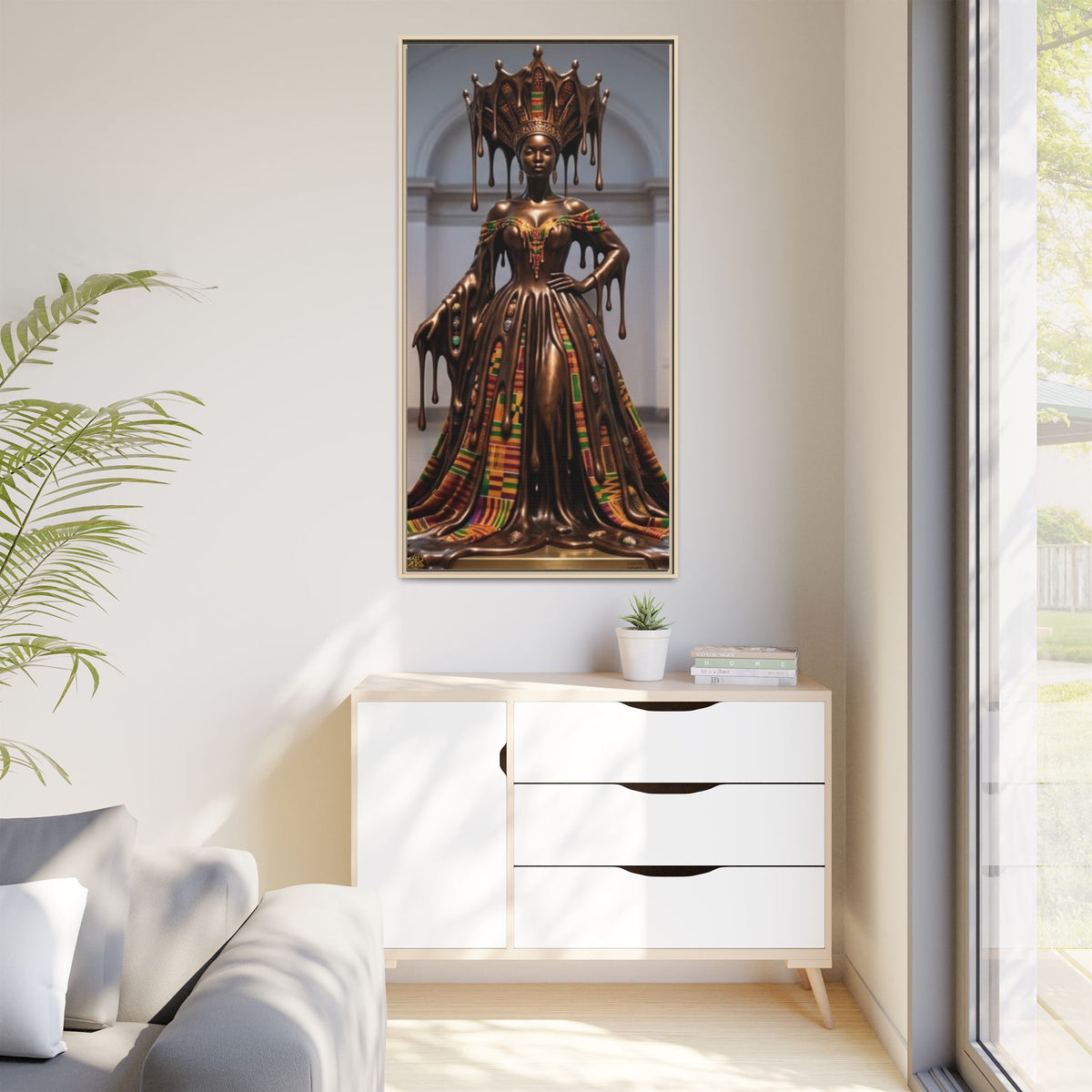 Matte Canvas, Framed (Multi-color)