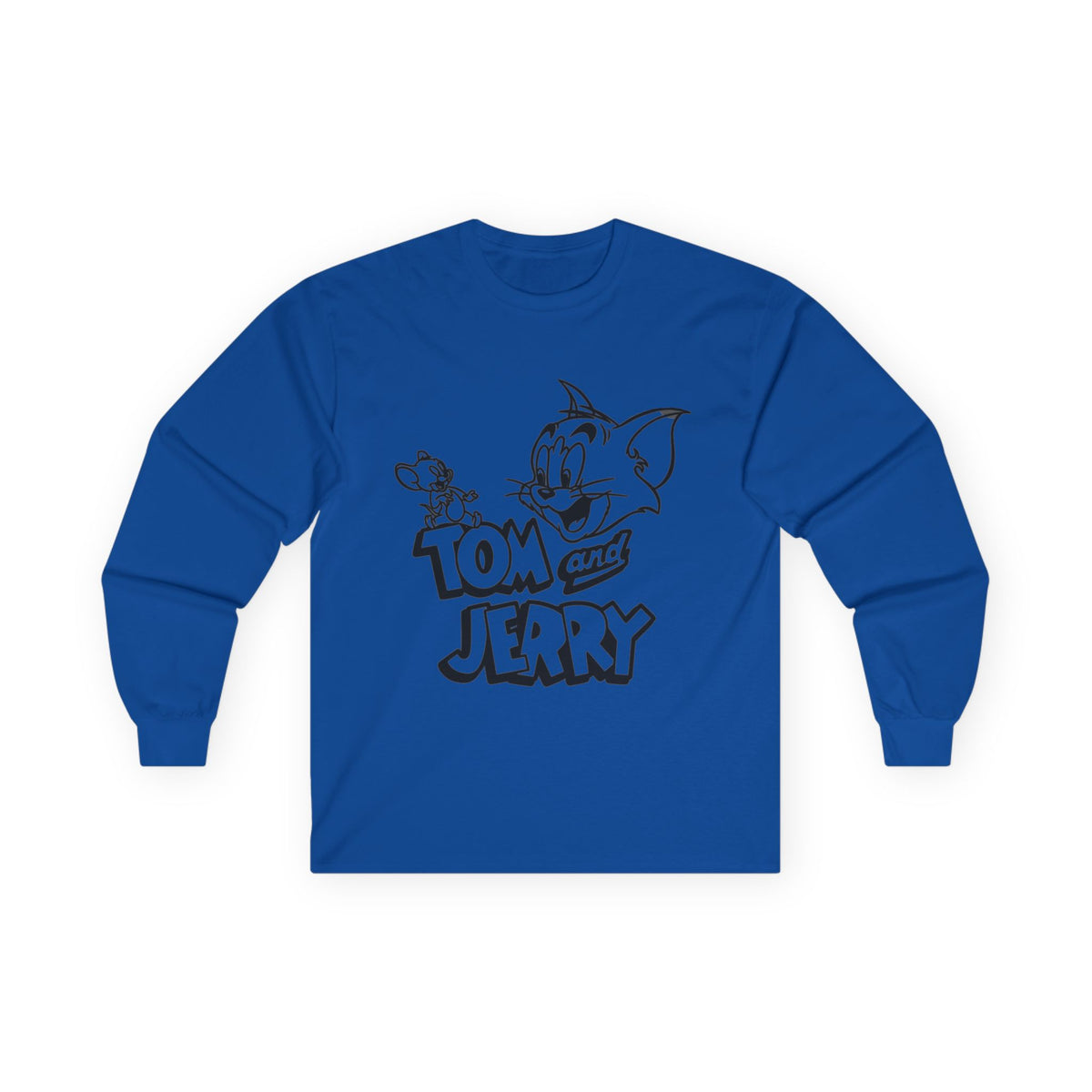 Unisex Ultra Cotton "Tom and Jerry" Long Sleeve Tee
