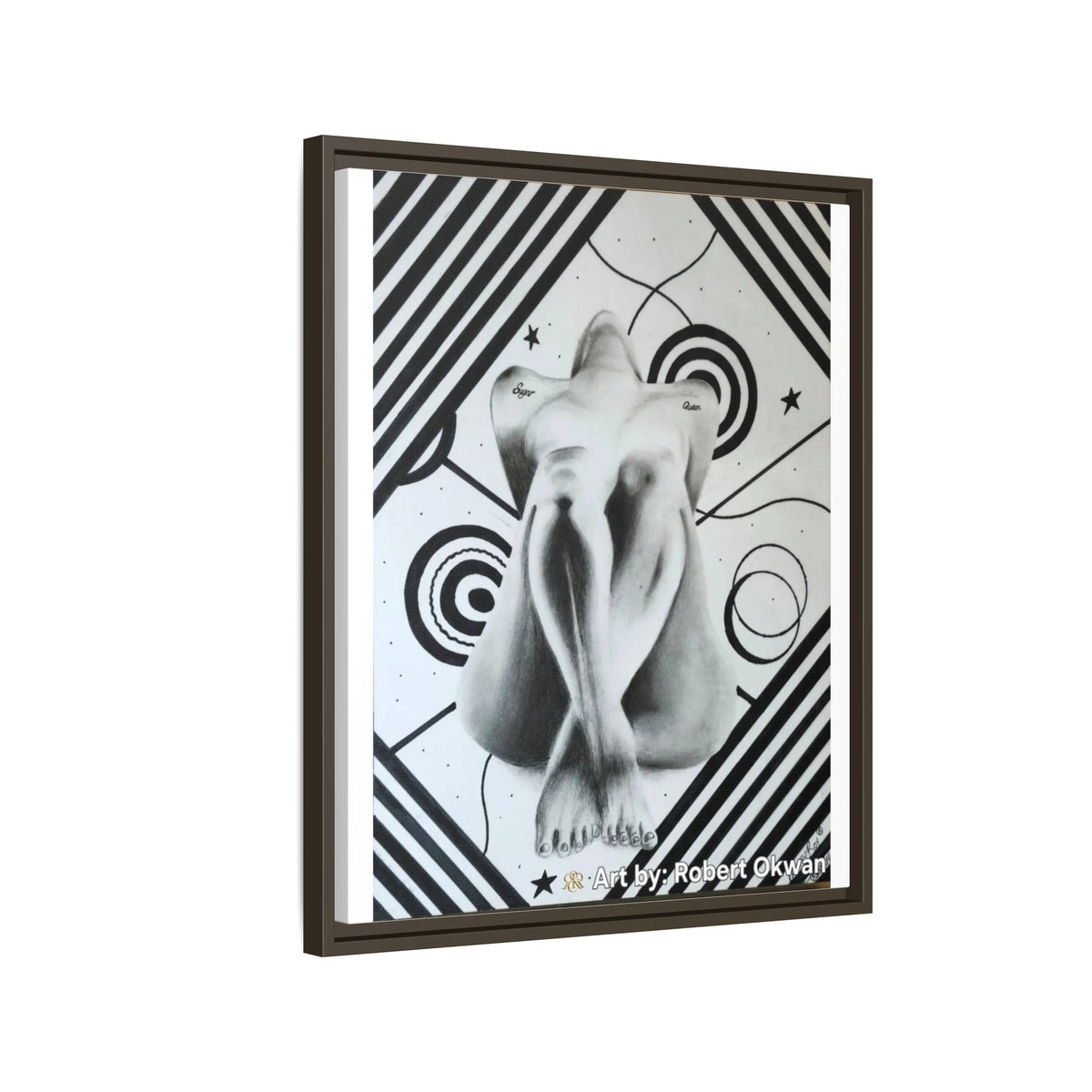 Matte Canvas, Framed (Multi-color)