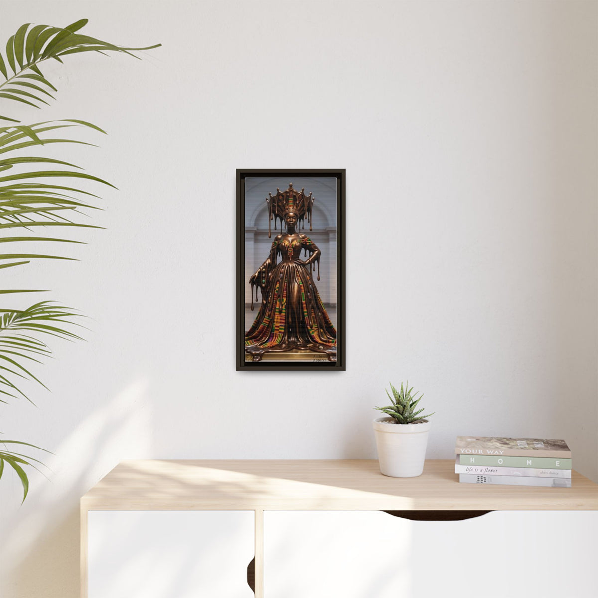 Matte Canvas, Framed (Multi-color)