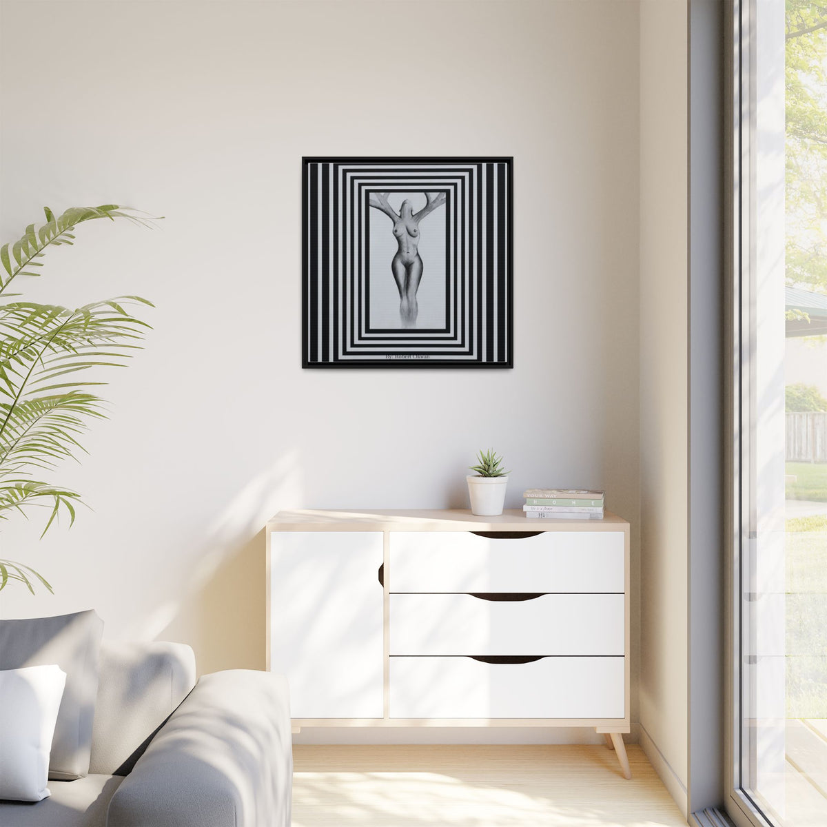 Matte Canvas, Framed (Multi-color)