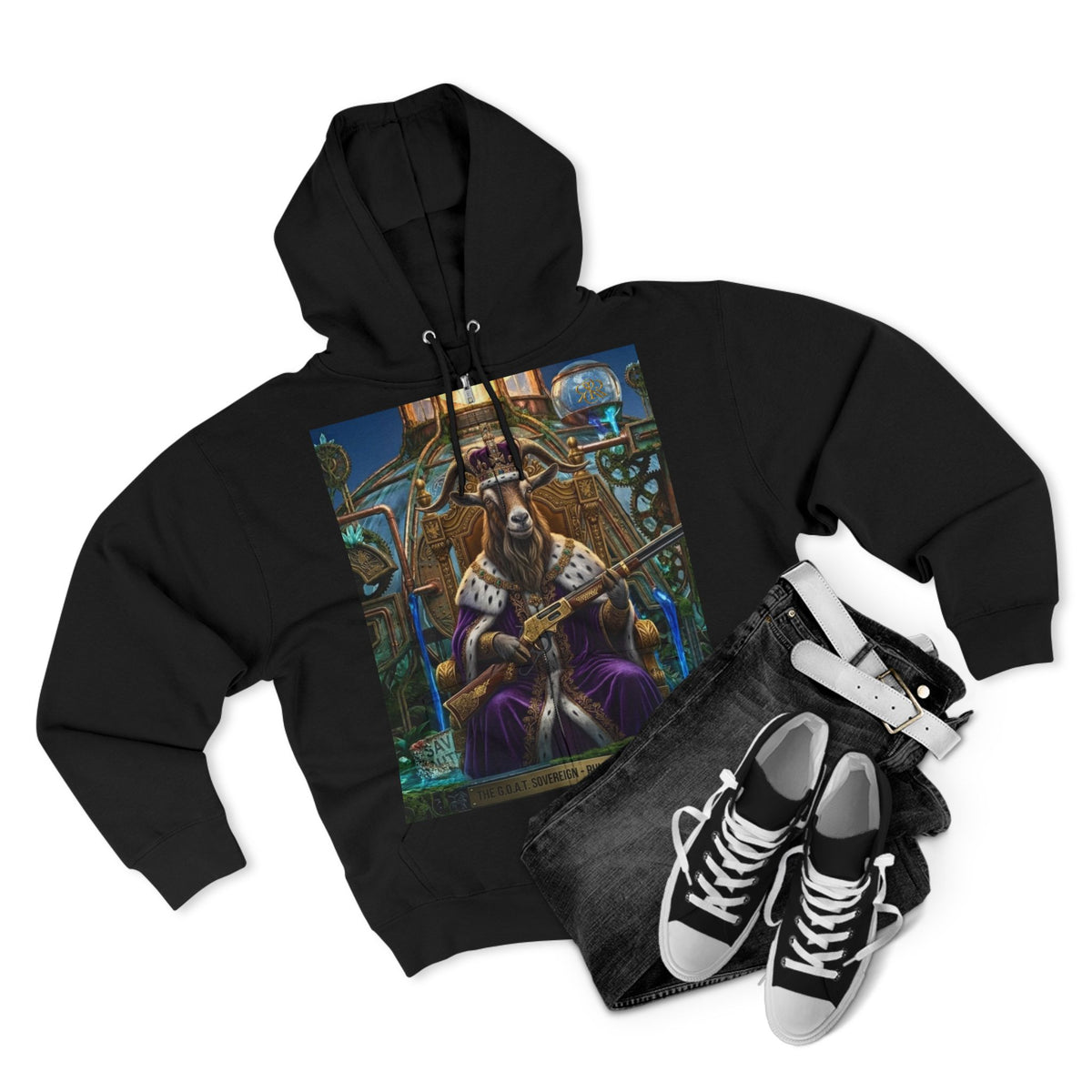 Unisex "GOAT Graphics" Zip Hoodie