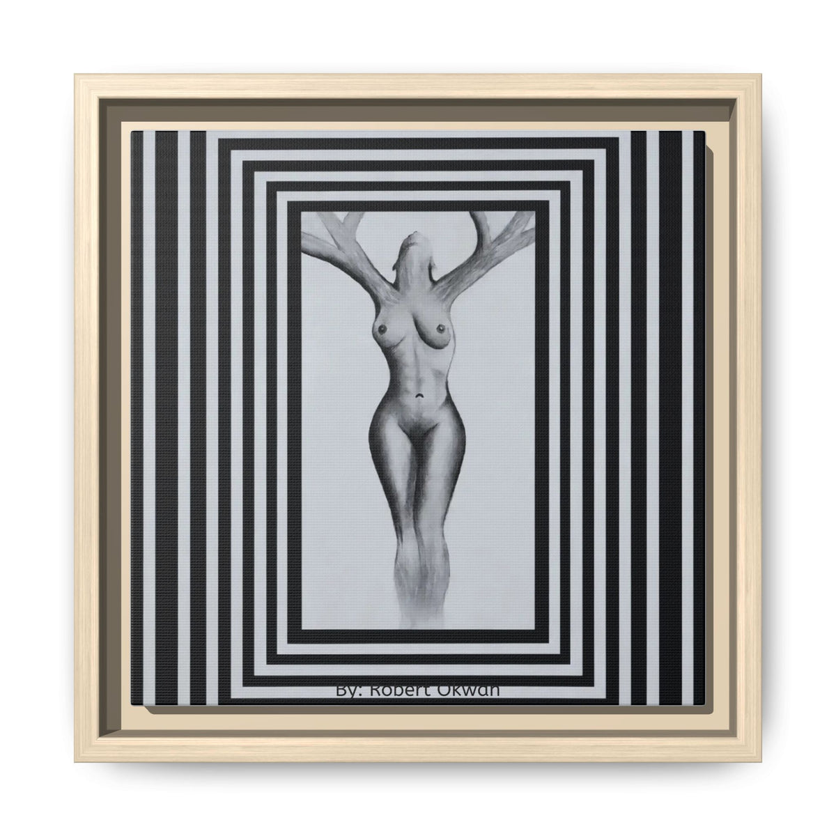 Matte Canvas, Framed (Multi-color)