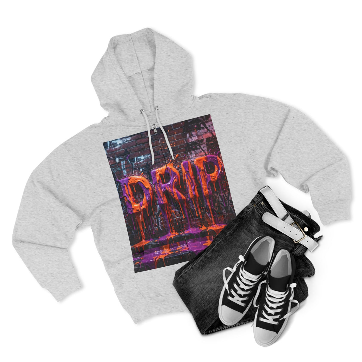 Unisex "DRIP" Graphic Zip Hoodie