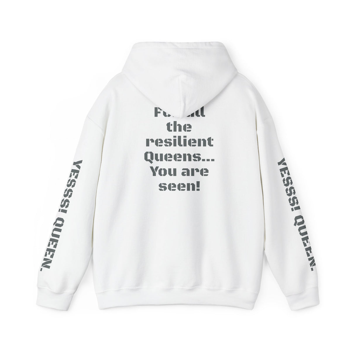Crowned Girl Hoodie - Black Girl Magic Royalty Sweatshirt