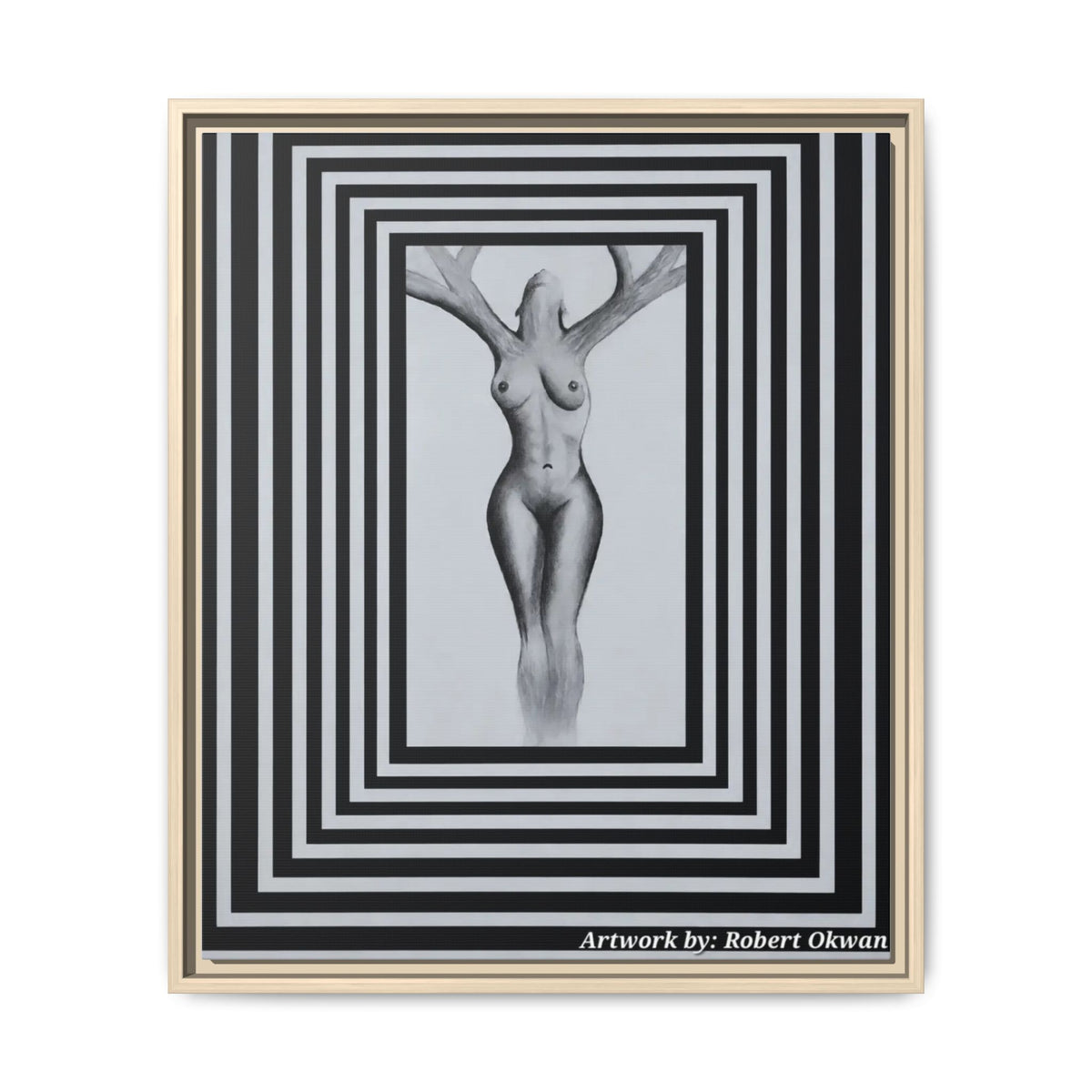 Matte Canvas, Framed (Multi-color)
