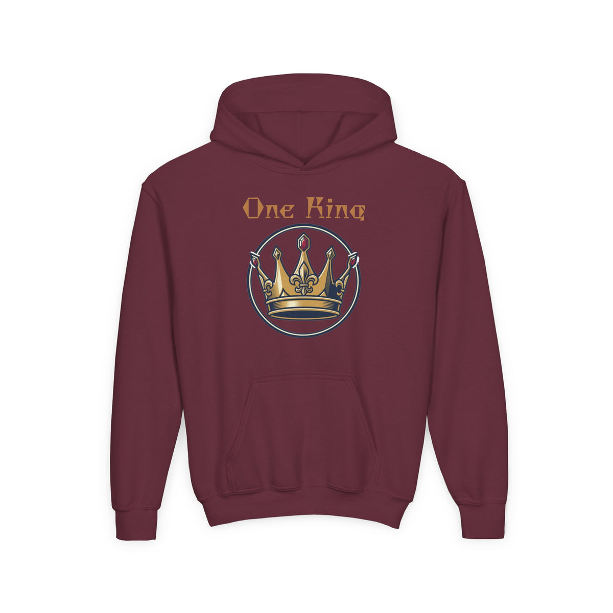 Youth Heavy Blend "One King" Hooded Sweatshirt