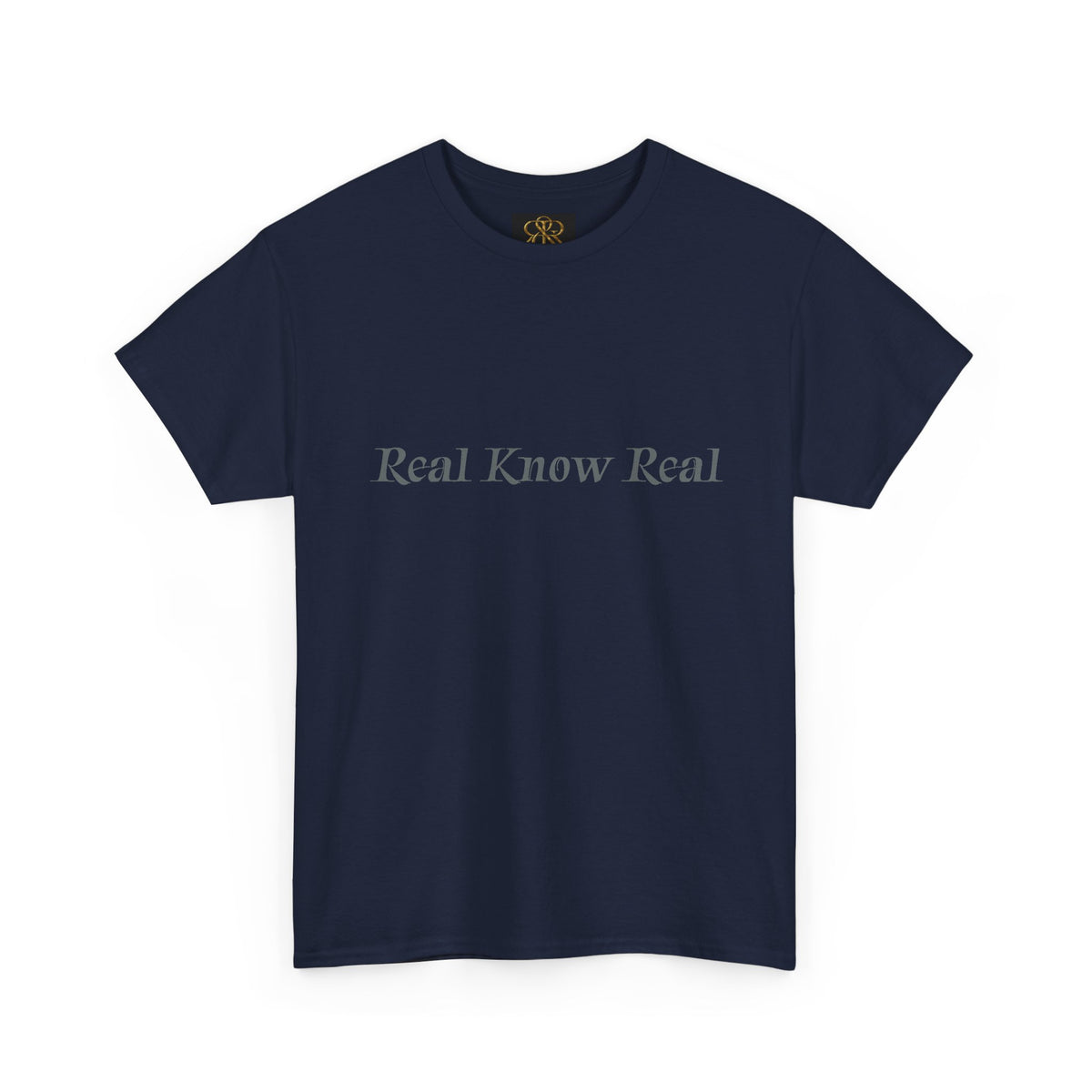 Unisex Heavy"RealKnowReal" Cotton Tee