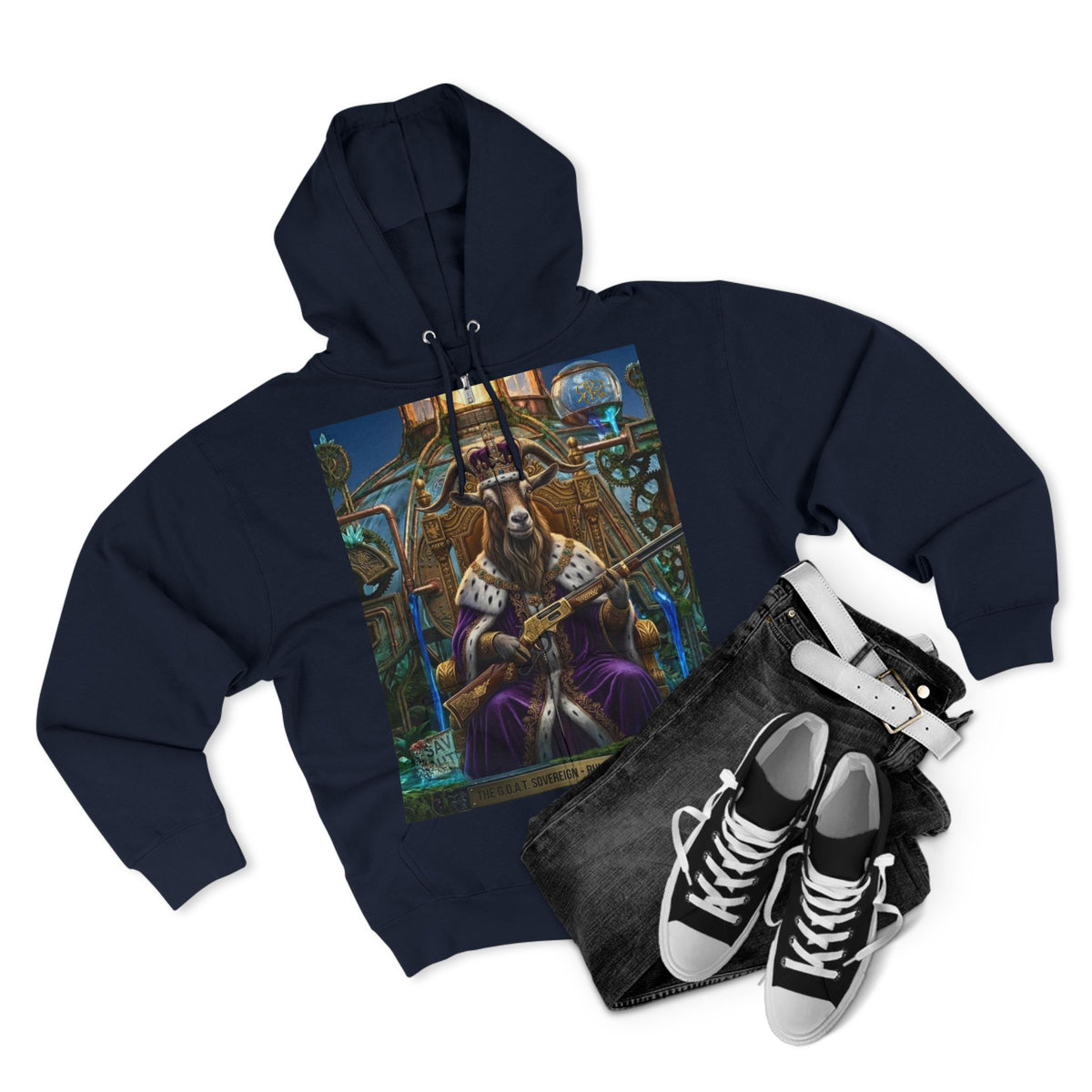 Unisex "GOAT Graphics" Zip Hoodie