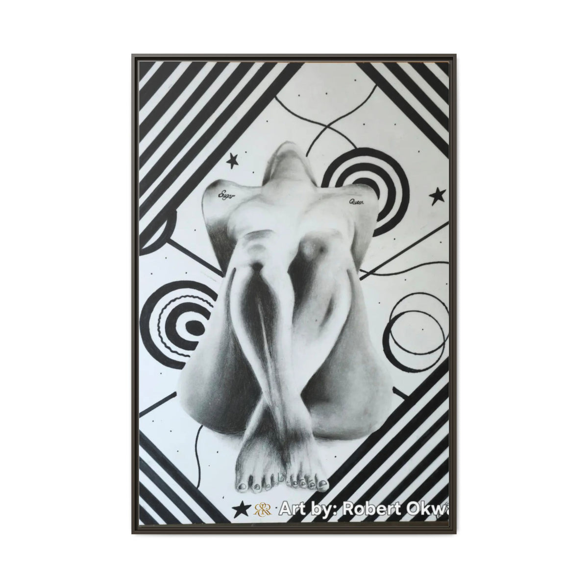 Matte Canvas, Framed (Multi-color)