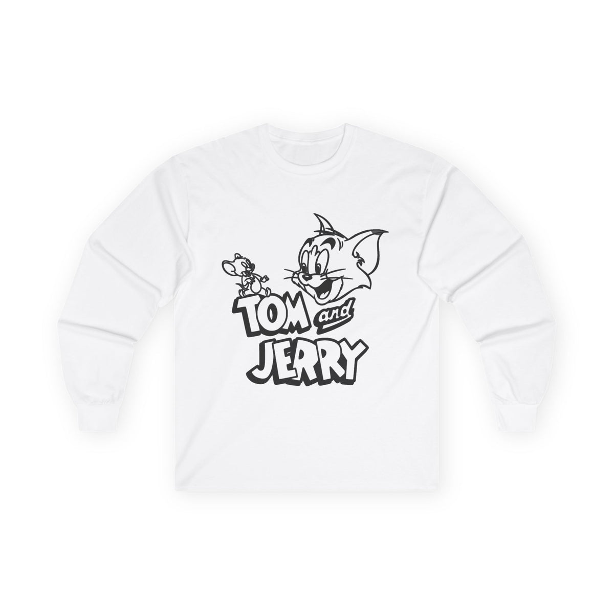 Unisex Ultra Cotton "Tom and Jerry" Long Sleeve Tee