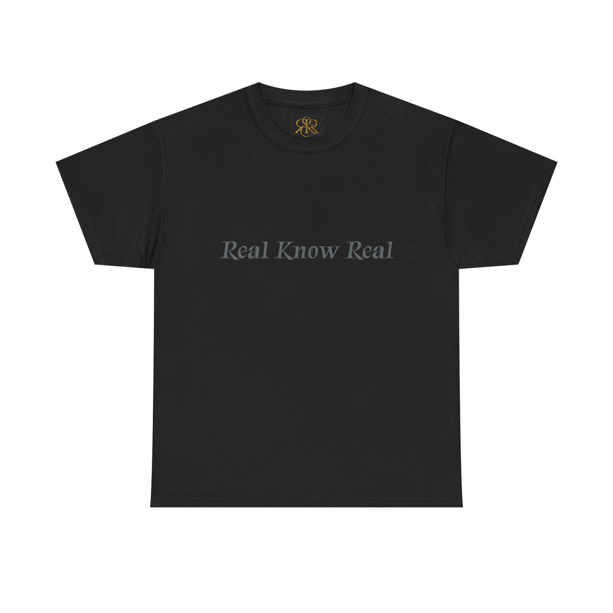 Unisex Heavy"RealKnowReal" Cotton Tee
