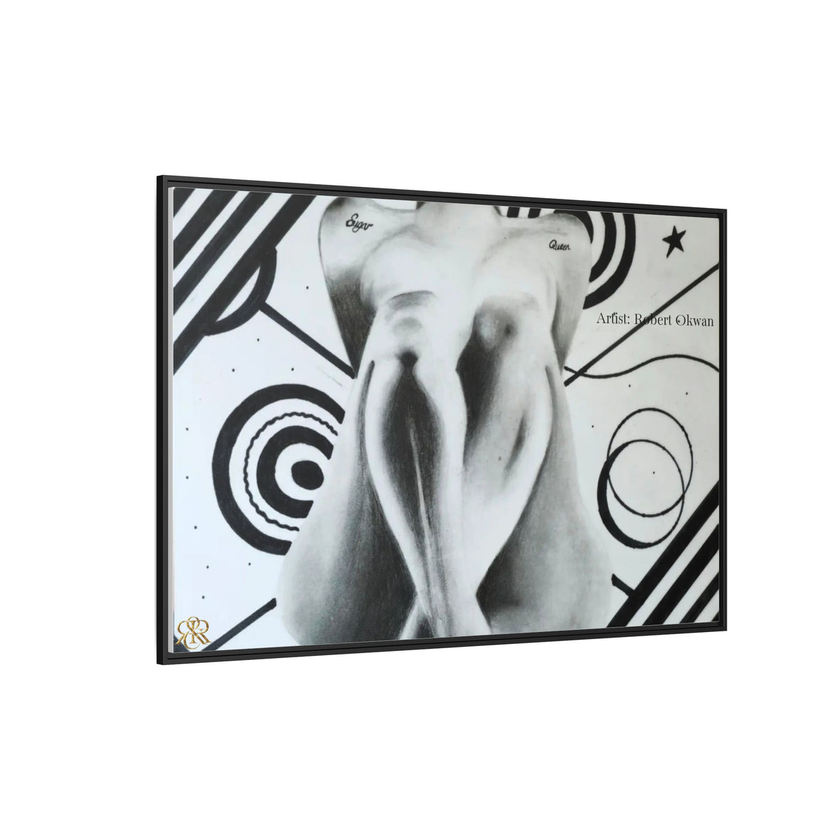 Matte Canvas, Framed (Multi-color)