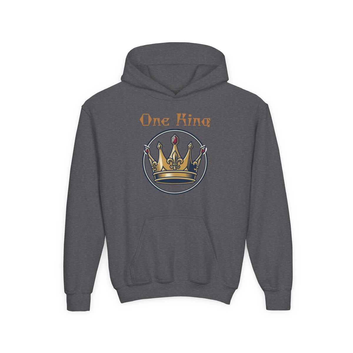Youth Heavy Blend "One King" Hooded Sweatshirt