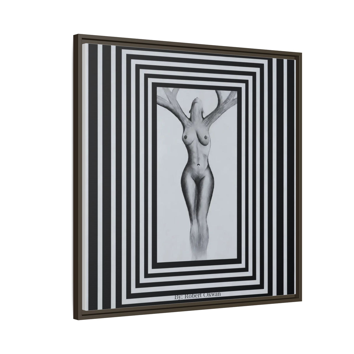 Matte Canvas, Framed (Multi-color)