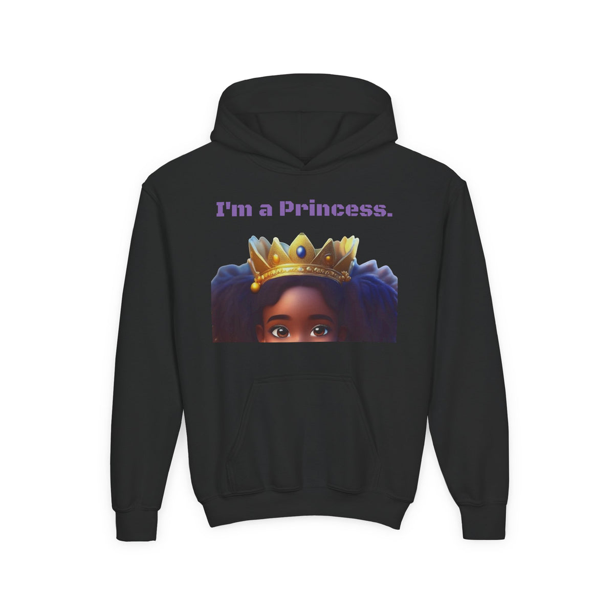 Youth Heavy Blend "Princess" Hooded Sweatshirt