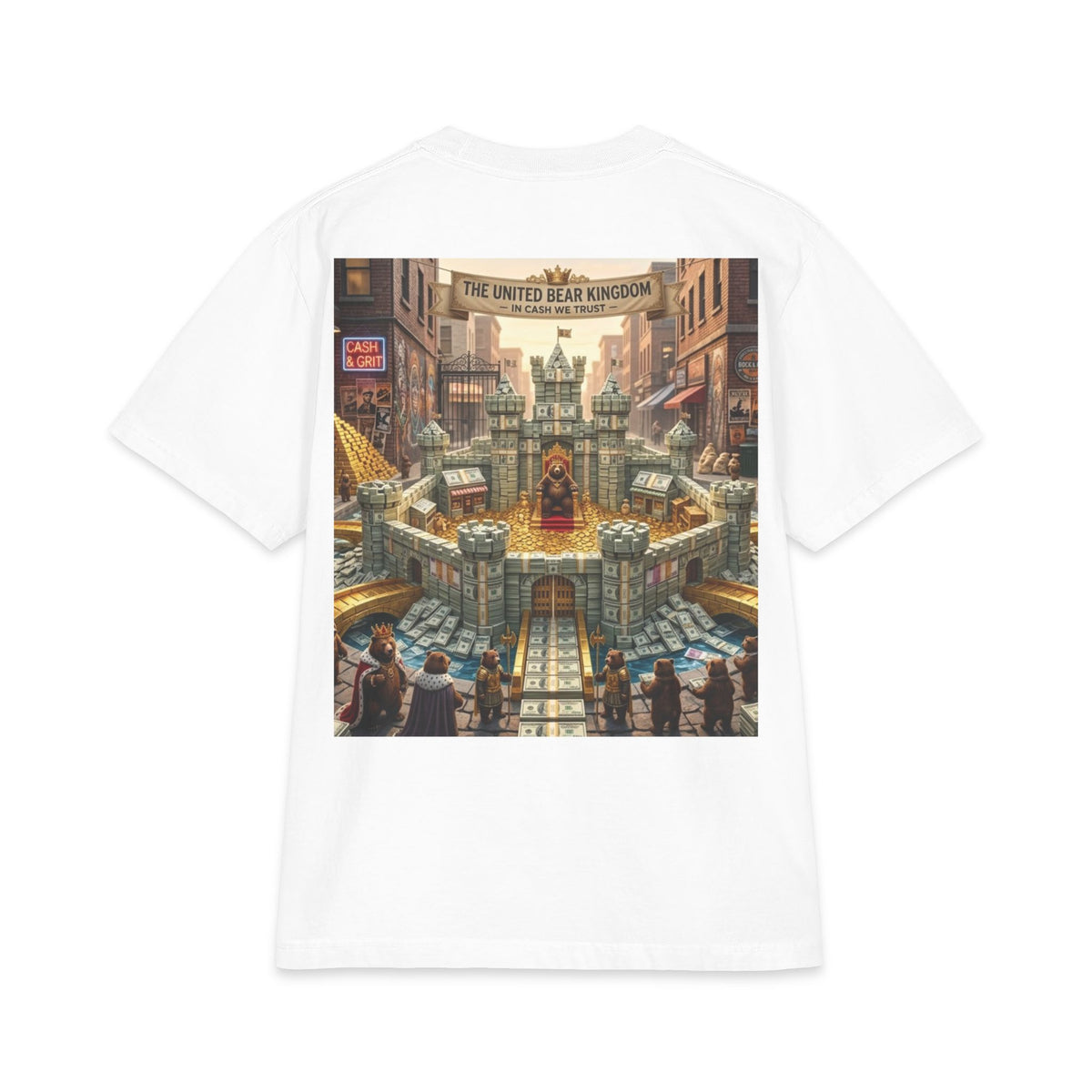 Unisex Max "Rich Bear" Heavyweight Short Sleeve