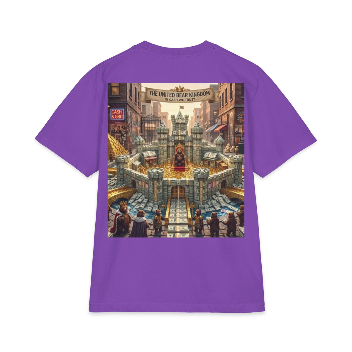 Unisex Max "Rich Bear" Heavyweight Short Sleeve