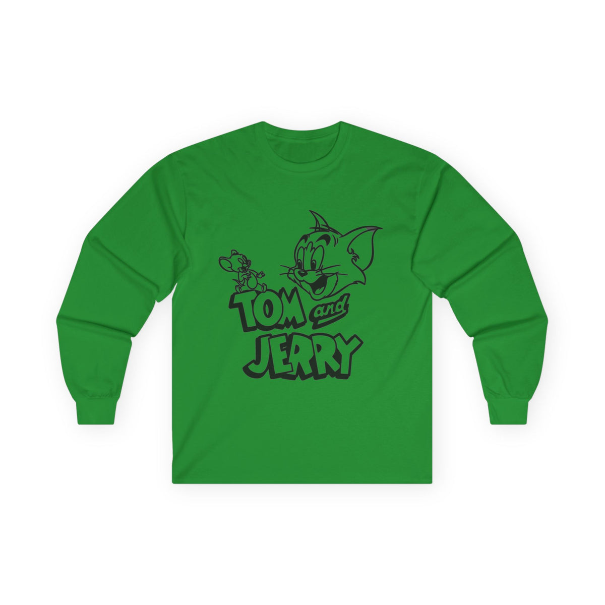 Unisex Ultra Cotton "Tom and Jerry" Long Sleeve Tee