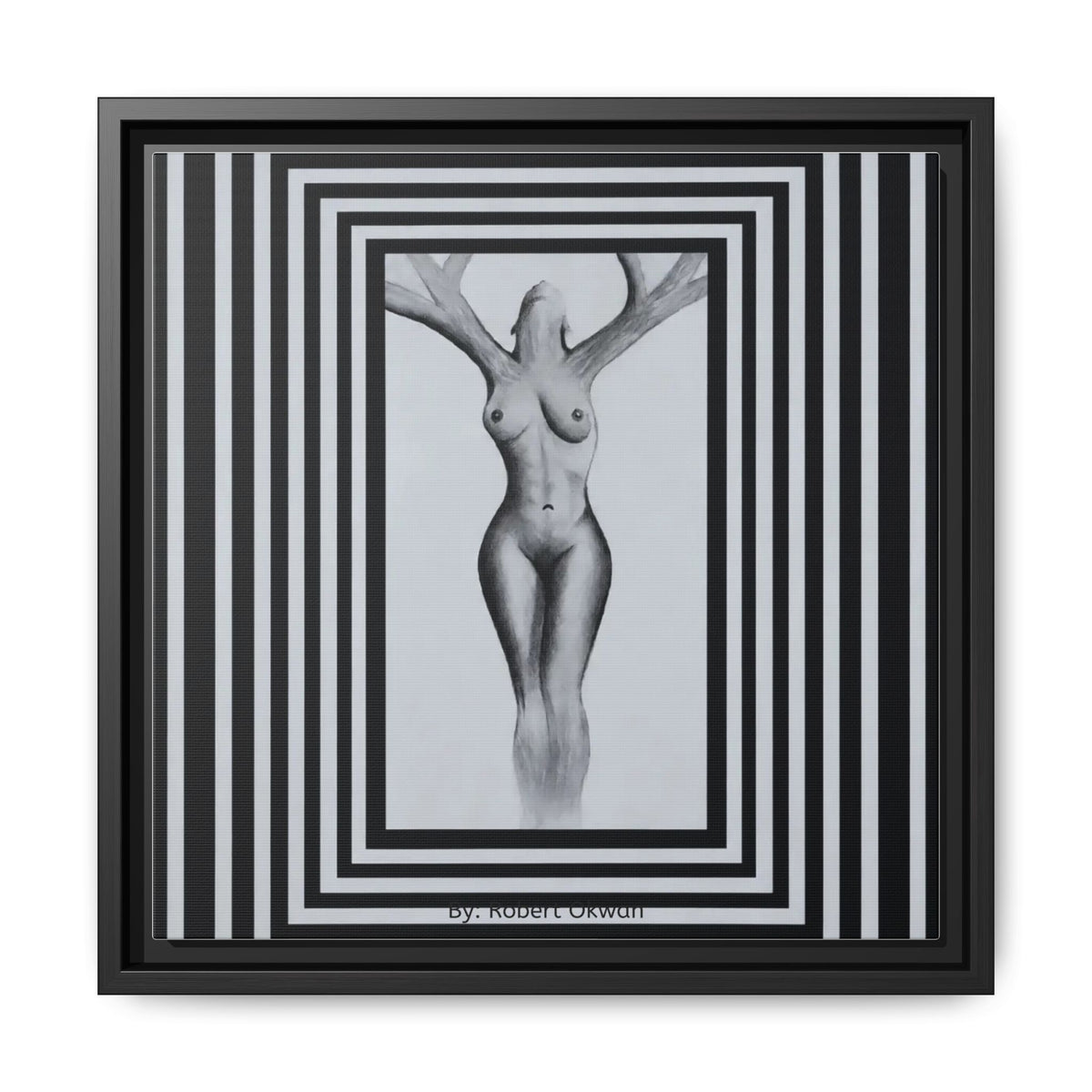 Matte Canvas, Framed (Multi-color)