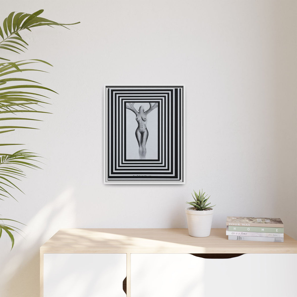 Matte Canvas, Framed (Multi-color)