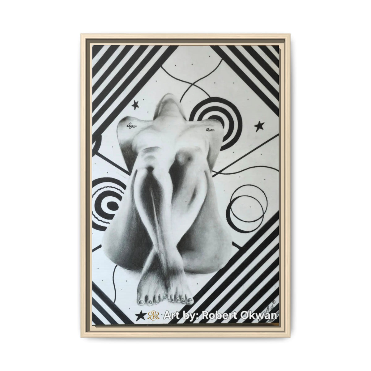 Matte Canvas, Framed (Multi-color)