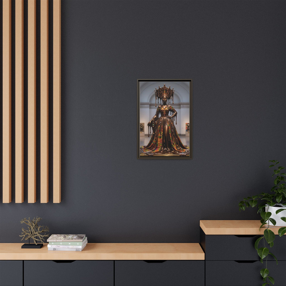 Matte Canvas, Framed (Multi-color)