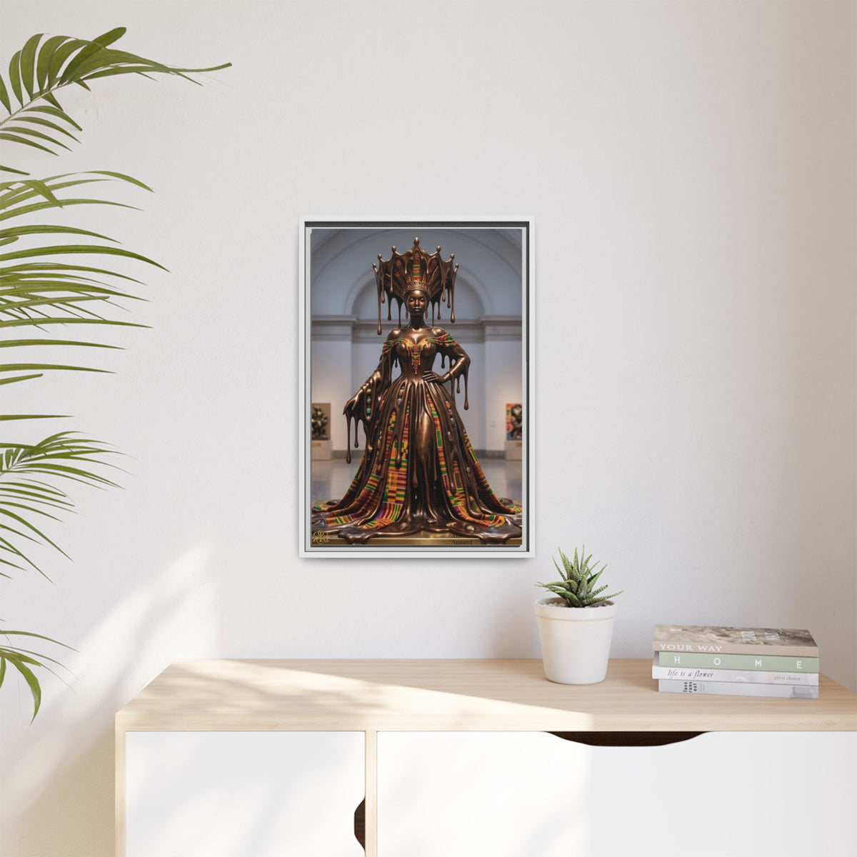 Matte Canvas, Framed (Multi-color)