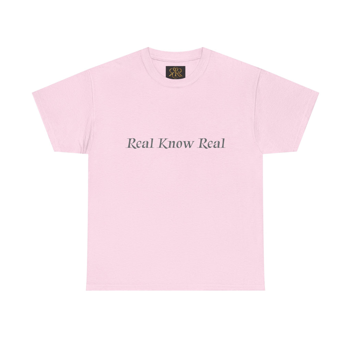 Unisex Heavy"RealKnowReal" Cotton Tee